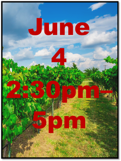 June 4 - 2:30pm-5pm