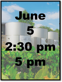 June 5 - 2:30pm-5pm