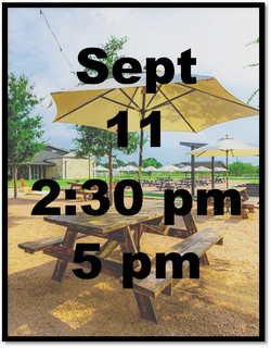September 11 - 2:30pm-5pm
