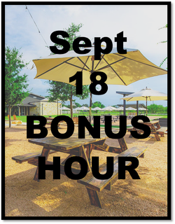 September 18 - Bonus Hour