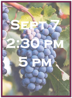 Club Sunday Sept 7 - 2:30pm-5pm