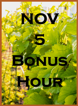 November 5 - Bonus Hour