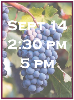 Club Sunday Sept 14 - 2:30pm-5pm